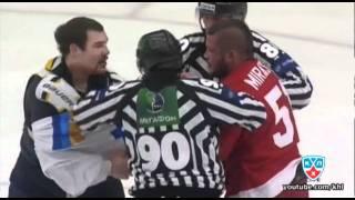 Бой КХЛ: Мирасти VS Грэттон Раунд 1/  KHL Fight: Mirasty VS Gratton Round 1