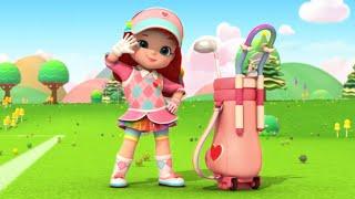 Rainbow Ruby - Going Golfing - Full Episode Compilation   Toys and Songs 