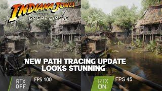 Indiana Jones - Path Tracing Comparison vs Hardware Ray Tracing