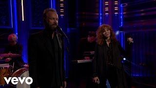 Mylène Farmer, Sting - Stolen Car (live at The Tonight Show)