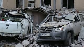 Война в Украине. War in Ukraine. Разрушения в Украинских городах. Destruction in Ukrainian cities.