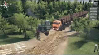 Spintires™ ТЛТ 100 тянет полярника с 10 очками