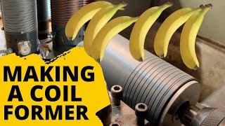 HAM RADIO:  Making Coil formers for the DX Commander