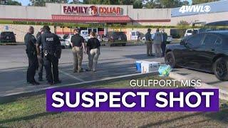 Suspect in critical condition after police shooting in Gulfport