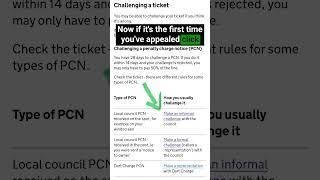 APPEAL or PAY a Penalty Charge Notice