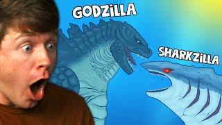 Reacting to LEGENDARY GODZILLA 2021 vs SHARKZILLA! (Epic Battle)