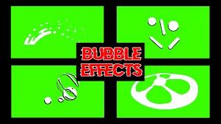 Green screen animated bubble effect || COPYRIGHT FREE