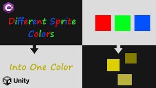 Changing All Sprite Colors To One/More Colors With Different Grades | Unity Game Engine