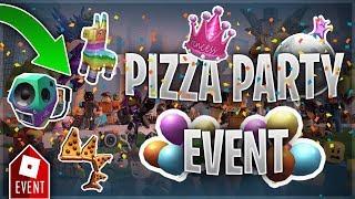 HOW TO GET ALL NEW EVENT ITEMS GUIDE (Roblox Pizza Party 2019)