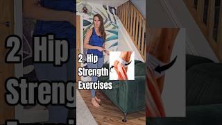 2 Simple Hip Strength Exercises at home #hipstrength