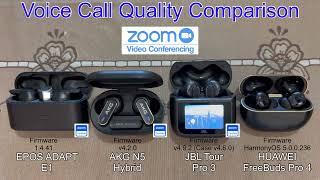 Best Professional Earbuds for Call Quality 2025 | JBL Tour Pro 3 vs AKG N5 Hybrid vs EPOS ADAPT E1