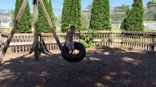 Tire Swing at the Playground