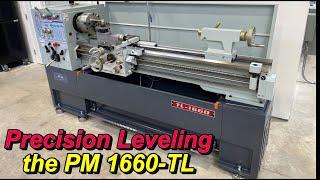 Leveling the Precision Matthews TL-1660 Lathe