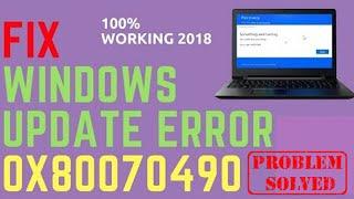 Fix Windows Update Error 0x80070490