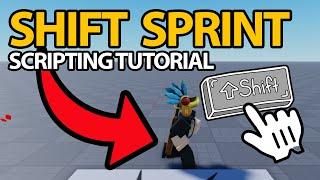 How to Make Shift to Sprint in Roblox Studio - Roblox Scripting Tutorial