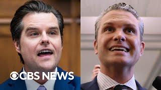 Latest news on Trump's picks after Gaetz withdraws, Hegseth police report emerges