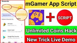 mGamer app se coins kaise Kamaye | mGamer coin adder trick | mgamer unlimited refer trick 2024