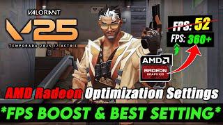 AMD Radeon Best Settings For Valorant Season 2025 | Valorant Season 2025 FPS Boost Guide