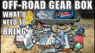 What You NEED to Bring Riding With You - SXS/UTV Off-Roading Gear Box Overview - Essential Tools