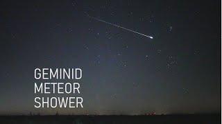 Geminiden 2022 - geminid meteor shower - many fireballs