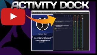 How to get a Youtube Activity Feed Dock in OBS