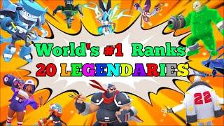 FRAG 20 Legendaries Ranking by 12 Pros|#Frag Pro Shooter