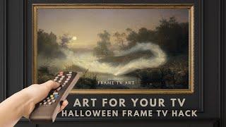 Vintage Halloween Frame TV Art Screensaver. Frame TV Hack. No Sound.