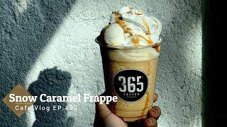 Cafe Vloge EP.482 | Snow Caramel Frappe | Frappe Drinks | Taste with new drinks | Barista Vlog