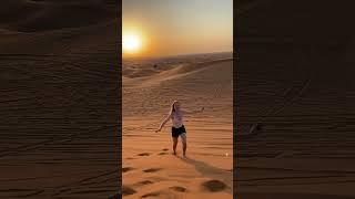 Marina first time sees Dubai desert!