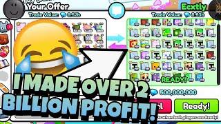 #11 | I MADE OVER 2 BILLION PROFIT WITH THIS METHOD! | PS99 TRADING MONTAGE | PET SIMULATOR 99