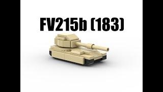 Лего мини танк FV215b (183)