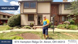 Real Estate Tour of 974 Hampton Ridge Dr. Akron, Ohio