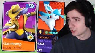 I matched against YUTAO and his 4000+ Games GLACEON DUO?! | Pokemon Unite