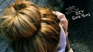 Mr. Kate DIY Sock Bun Hair Tutorial