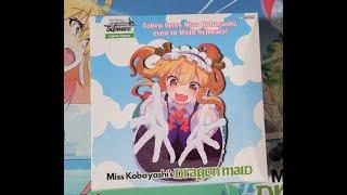 Weiss Schwarz Miss kobayashi's dragon maid full booster case opening