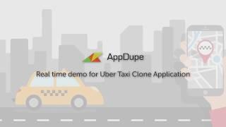 Uber Clone App Demo  Video for Taxi Booking - AppDupe