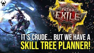 EPIC DEVELOPMENT!  Early SKILL TREE PLANNER For Path of Exile 2!