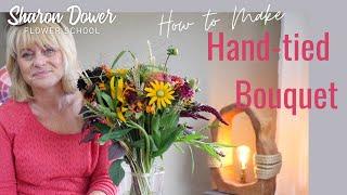 How to make a Hand-tied Bouquet - learn from a florist