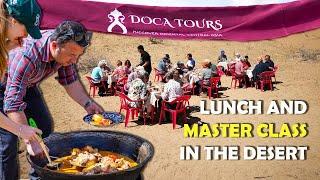 Lunch and master class in the desert