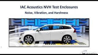 NVH Test Facilities Webinar