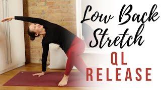 Yoga for Lower Back Pain - Release your QL (Quadratus Lumborum Stretch)