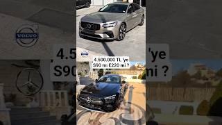 Hangisi? Mercedes E220 - Volvo S90 #mercedes #bmw #tofaş #vtec #egea #araba #f10 #e60 #e220 #volvo