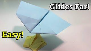 How to Make a Glider Paper Airplane that Flies SUPER Far. Ringmaster