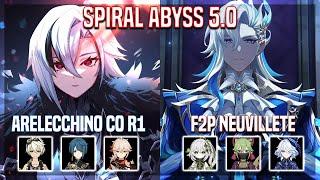 NEW SPIRAL ABYSS 5.0 BEST TEAMS!! | ARLECCHINO VAPE & NEUVILLETE HYPERBLOOM | Genshin Impact