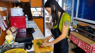 She makes the best American breakfast in Thailand  | thai street food