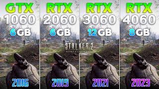 GTX 1060 vs RTX 2060 vs RTX 3060 vs RTX 4060 in S.T.A.L.K.E.R. 2