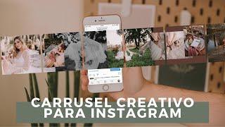 Como HACER CARRUSEL CREATIVO en instagram con CANVA 