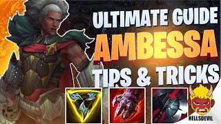 WILD RIFT ULTIMATE AMBESSA GUIDE | Tips & Tricks | Guide & Build