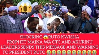 GICANJAMAREV MAINA WA OTC NA AKURINU KUREKERERIA NDUMIRIRI YA KUMAKANIA KURI RUTO