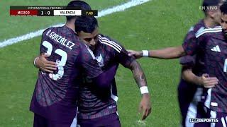  FREE KICK GOAL Alexis Vega | Mexico 1-0 Valencia | International Friendly